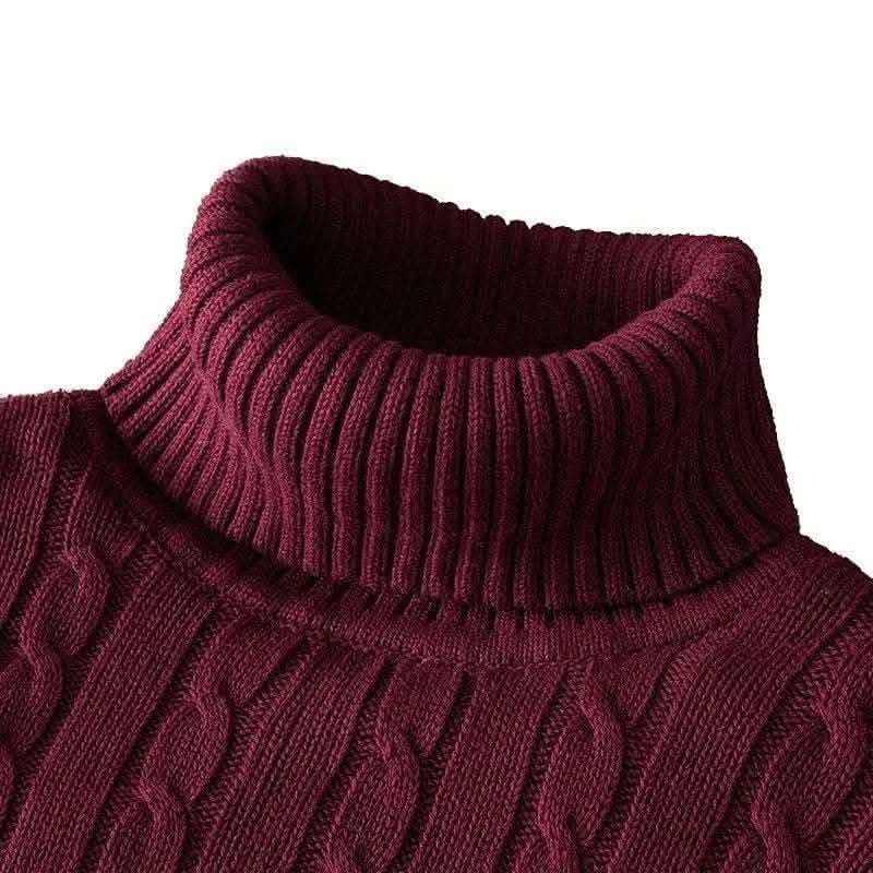 Men's Fashion Style Store Autum Winter Warm Turtleneck Sweater