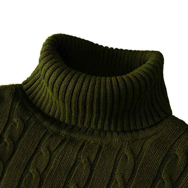 Autum Winter Warm Turtleneck Sweater.