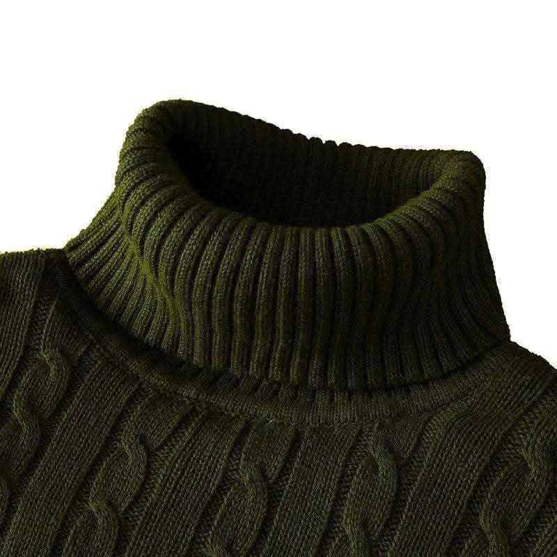 Autum Winter Warm Turtleneck Sweater.