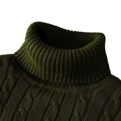 Autum Winter Warm Turtleneck Sweater.