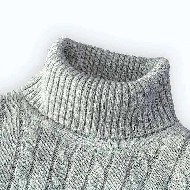 Autum Winter Warm Turtleneck Sweater.