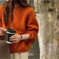 Autumn Winter New Fashion Round Neck Long Sleeve Solid Sweaters Women's Clothing Korean All-match Sweet Simplicity Knitting Tops.