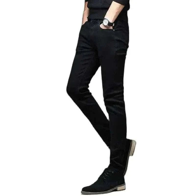 MensFashionStyleStore Black Ripped Jeans Casual Outfit