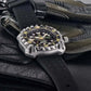 MensFashionStyleStore CAMOUFLAGE HOLLOW DIAL MECHANICAL WATCH