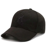 MensFashionStyleStore Black C06 / Adjustable CASUAL BASEBALL CAP