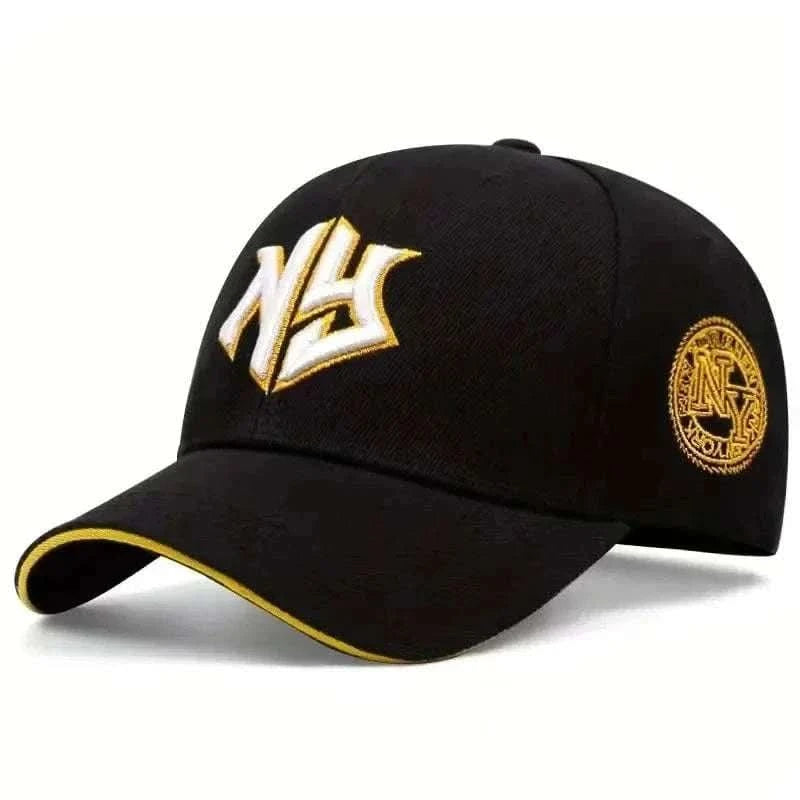 MensFashionStyleStore Black Yellow / Adjustable CASUAL BASEBALL CAP