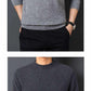 Casual Men's Sweater Warm and Comfortable Long Sleeve Pullover Sweater Men Clothing.