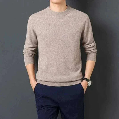 Casual Men's Sweater Warm and Comfortable Long Sleeve Pullover Sweater Men Clothing.