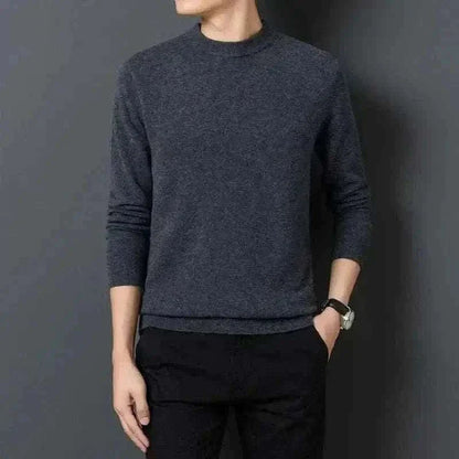 Casual Men's Sweater Warm and Comfortable Long Sleeve Pullover Sweater Men Clothing.