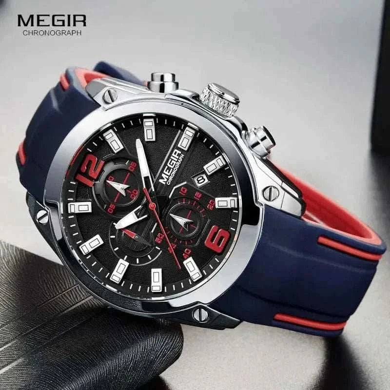 MensFashionStyleStore CHRONOGRAPH ANALOG LUMINOUS WATCH