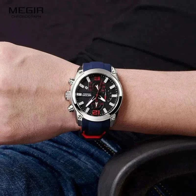 MensFashionStyleStore CHRONOGRAPH ANALOG LUMINOUS WATCH