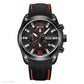 MensFashionStyleStore Black CHRONOGRAPH ANALOG LUMINOUS WATCH