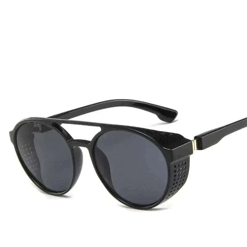 MensFashionStyleStore BlackGray / Free Cloth and Bag CLASSIC PUNK SUNGLASSES