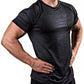 men tops -Men Muscle Shirts Bodybuilding Quick Dry Short Sleeve.
