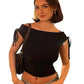 Tank Tops - CUTENOVA 2024 Summer Solid Color Sexy Off Shoulder Tops.