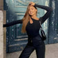 Going Out Tops- Y2k Casual Basic Bodysuit Women Long Sleeve Sexy Hollowing Irregularity Body Korean Top Cotton Bodycon Jumpsuit Romper Ladies.