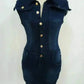 Informal Dresses - Washed Denim Women Dresses Single.