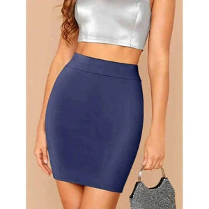 ladies mini skirts-Summer Women's Skirts Crisp And Simple Women's Knee-Length Skirts For Commuting And Party Wear.
