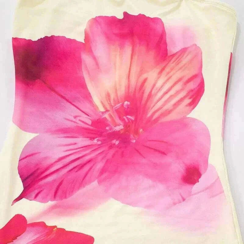 Dresses ONline - CUTENOVA Women'S Floral Printed Strapless Backless.
