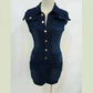 Informal Dresses - Washed Denim Women Dresses Single.