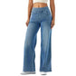 Best Jeans For Women-Women Jeans Denim Pant Wide Leg Long Pants Y2k 