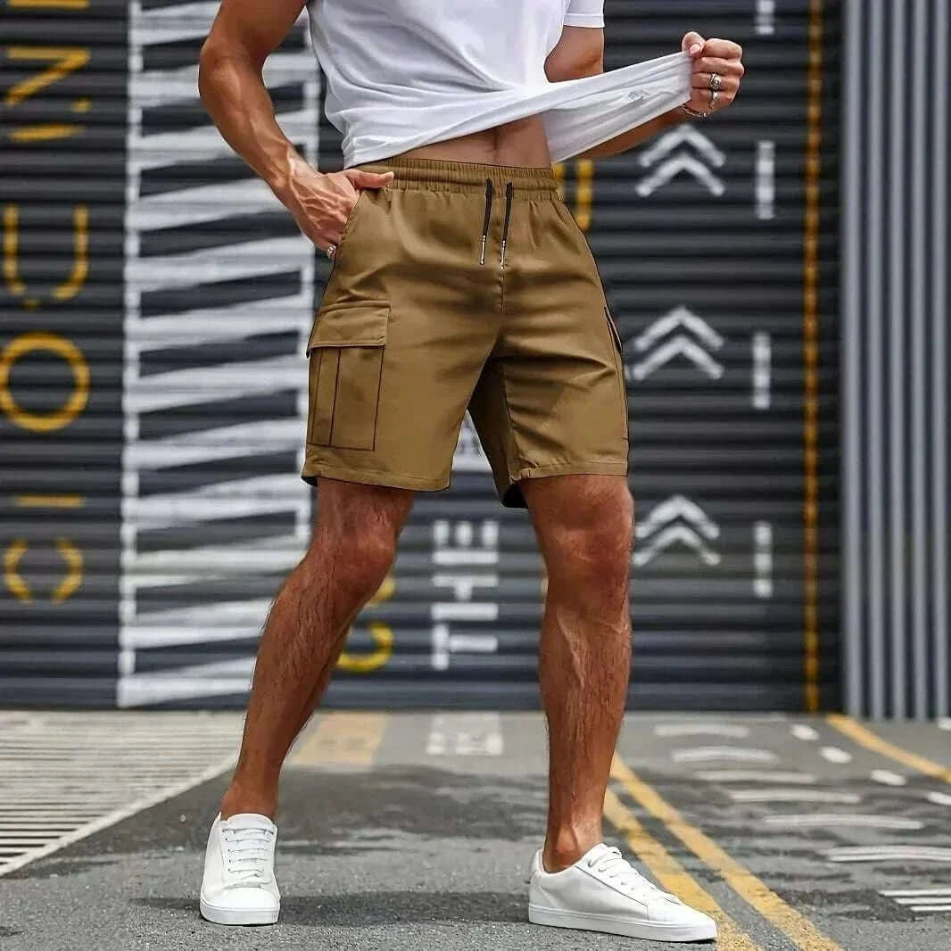 Man Cargo Shorts  for Outdoor Work Hiking.