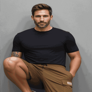 Man Cargo Shorts  for Outdoor Work Hiking.