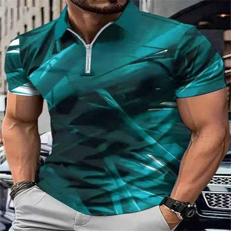summer t-shirt for men |Fashion Tie-dye Men's  Polos T-Shirts.