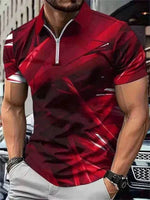 summer t-shirt for men |Fashion Tie-dye Men's  Polos T-Shirts.