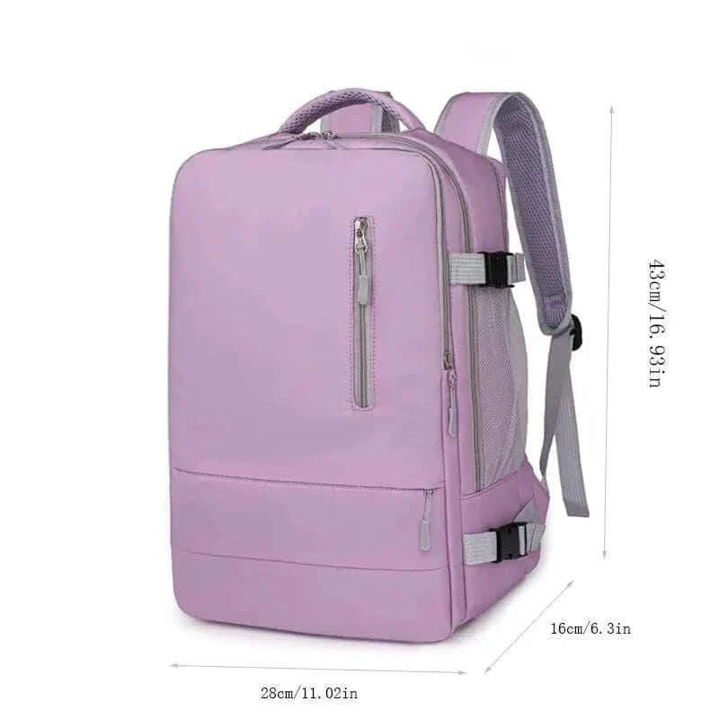 travel bags for women -Travel Backpack Women Large Capacity Waterproof Anti-Theft Casual.