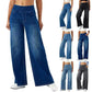 Best Jeans For Women-Women Jeans Denim Pant Wide Leg Long Pants Y2k 