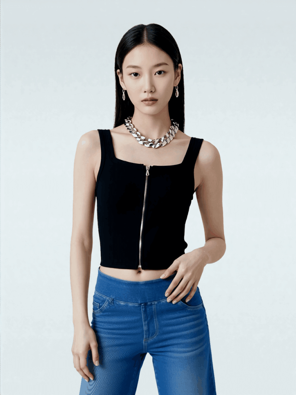 Best Jeans For Women-Women Jeans Denim Pant Wide Leg Long Pants Y2k