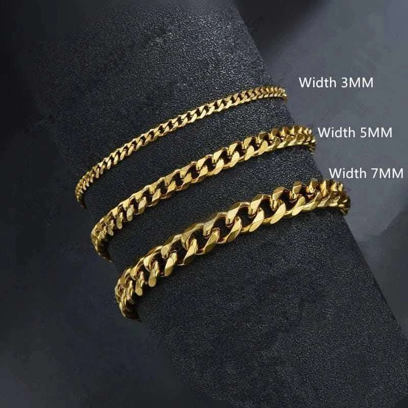 MensFashionStyleStore CUBAN CHAIN BRACELET