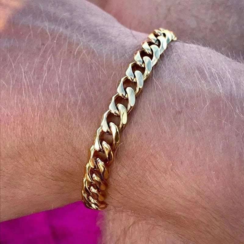 MensFashionStyleStore CUBAN CHAIN BRACELET