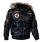 Dapper Bomber Jacket with Faux Fur.