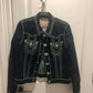 Streetwear Vintage Buddha Head Denim Jacket.