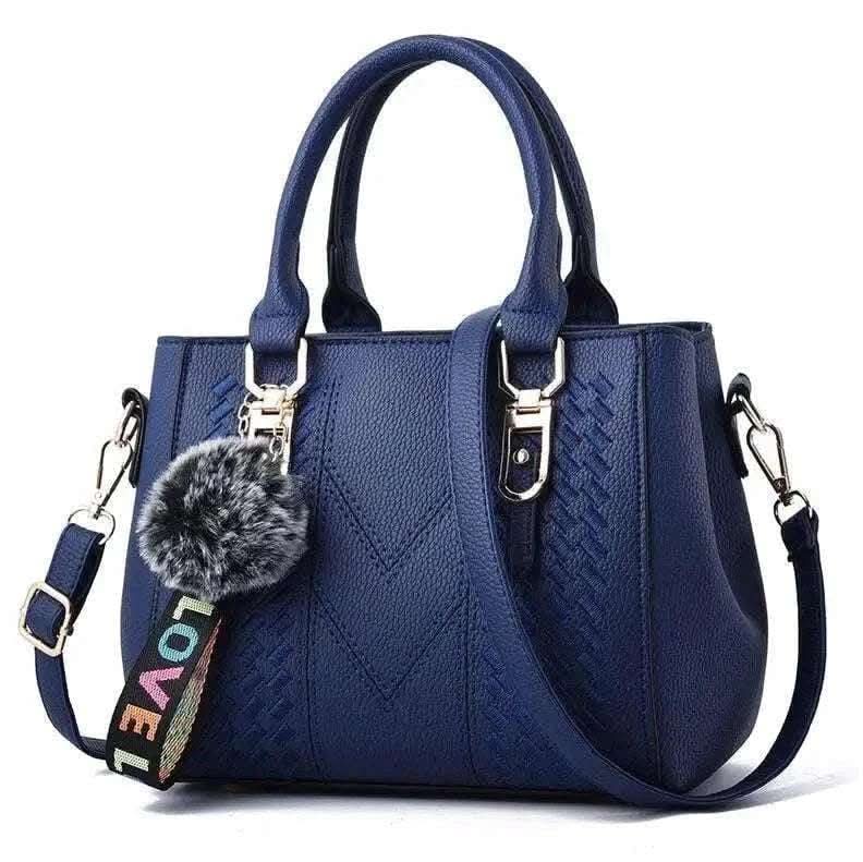  Men's Fashion Style Store dark blue Embroidery Messenger Bags