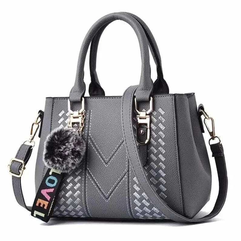  Men's Fashion Style Store Grey Embroidery Messenger Bags