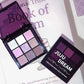  Men's Fashion Style Store JUJU 9112 Eyeshadow palette, nine shades of smoky, matte, pearlescent, fine dark purple glitter