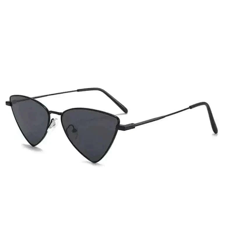 women sunglasses-Fashion Hot Metal Sunglasses Triangle Hip Hop Cyberpunk Stylish Irregular Small Frame Sun glasses Women Travel Cool Eyewear.