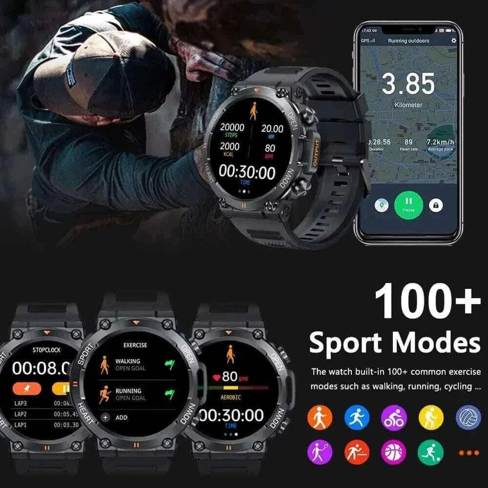 FITNESS TRACKING SMARTWATCH.