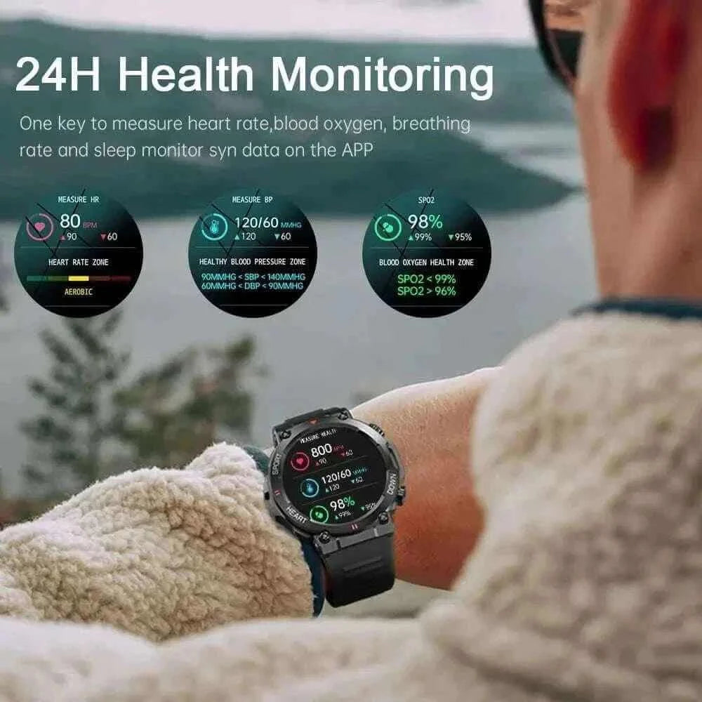 FITNESS TRACKING SMARTWATCH.