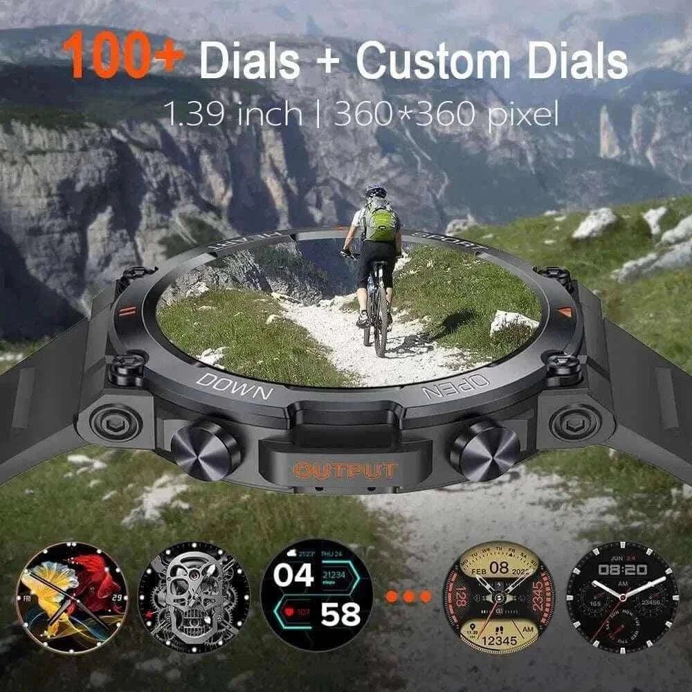 FITNESS TRACKING SMARTWATCH.