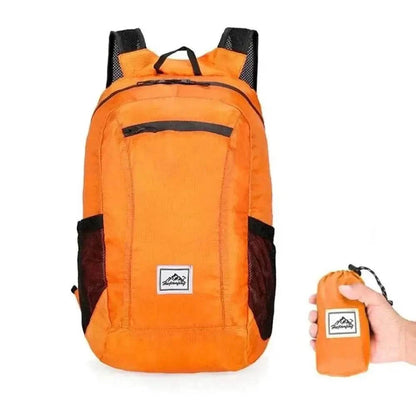 foldable backpack.