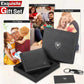 Genuine Leather Wallet Men Classic Black Soft Purse Coin Pocket Credit Card Holder.