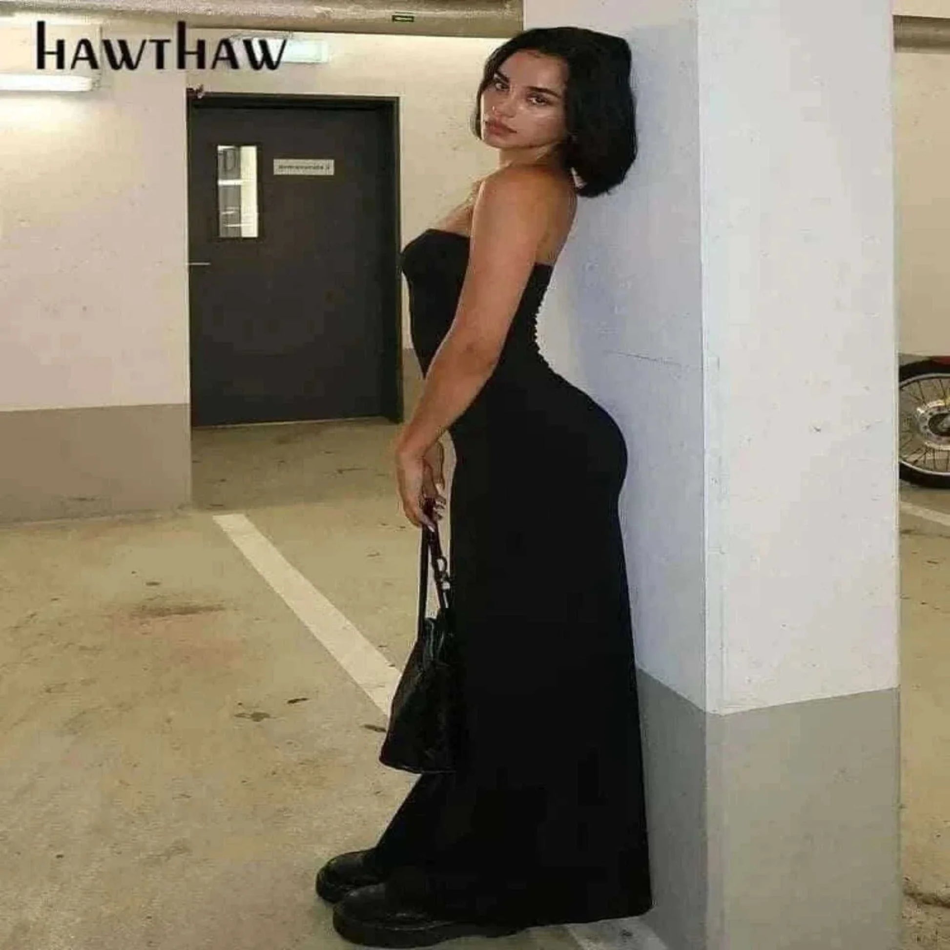 Informal Dresses- Hawthaw Women Sexy Party Club Evening Strapless.