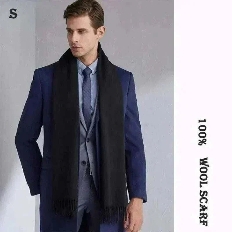 scarves- High Quality  Wool Scarf Autumn Winter Men.