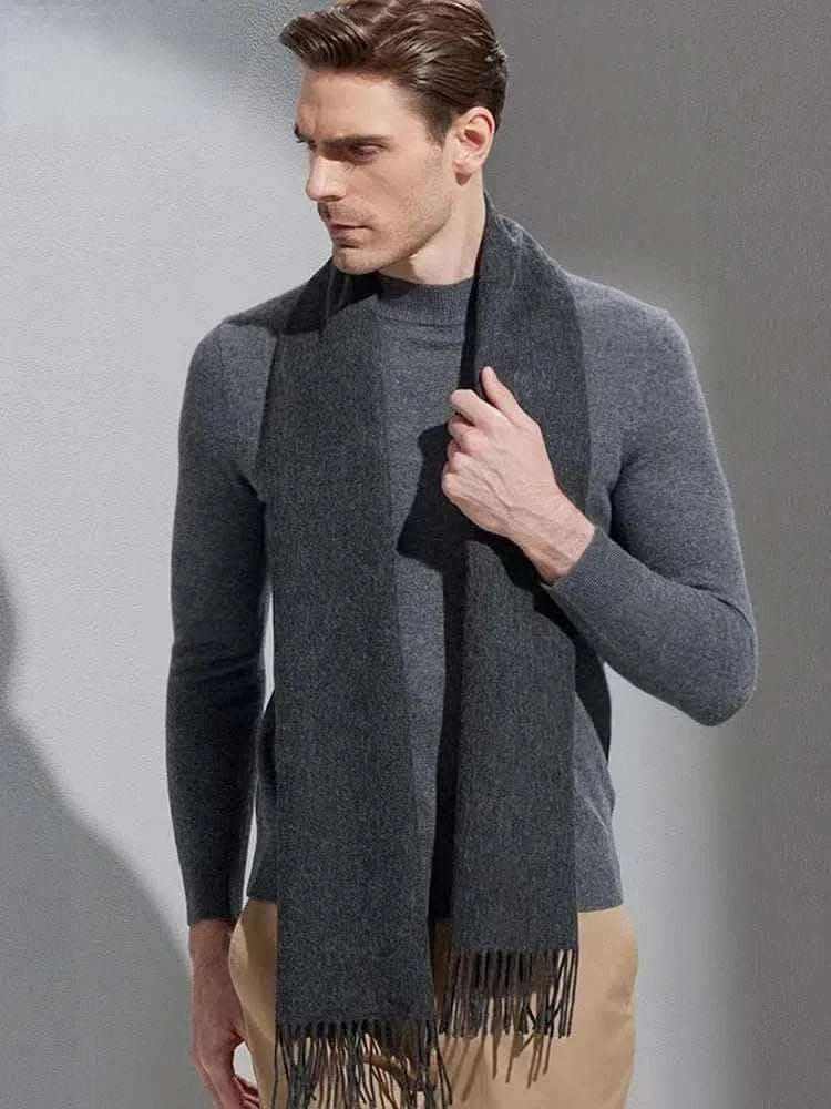 scarves- High Quality  Wool Scarf Autumn Winter Men.