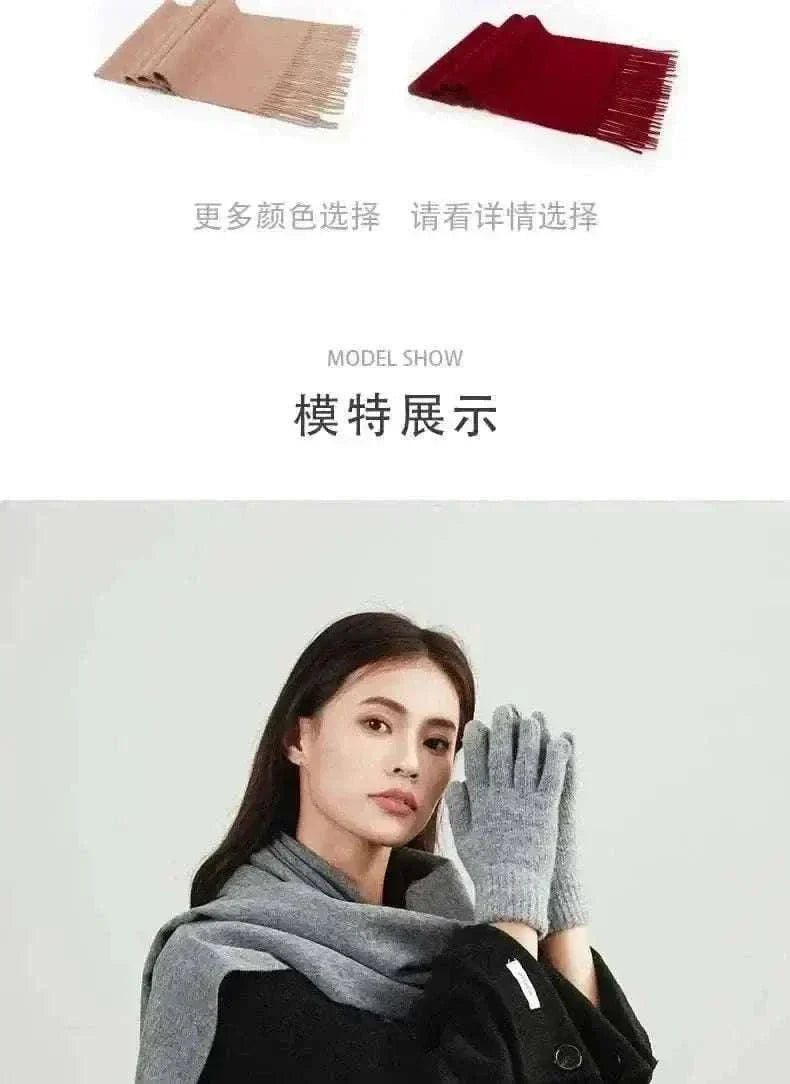 scarves-  High Quality  Wool Scarf Autumn Winter Men