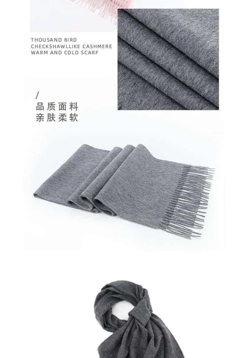 scarves -  High Quality  Wool Scarf Autumn Winter Men